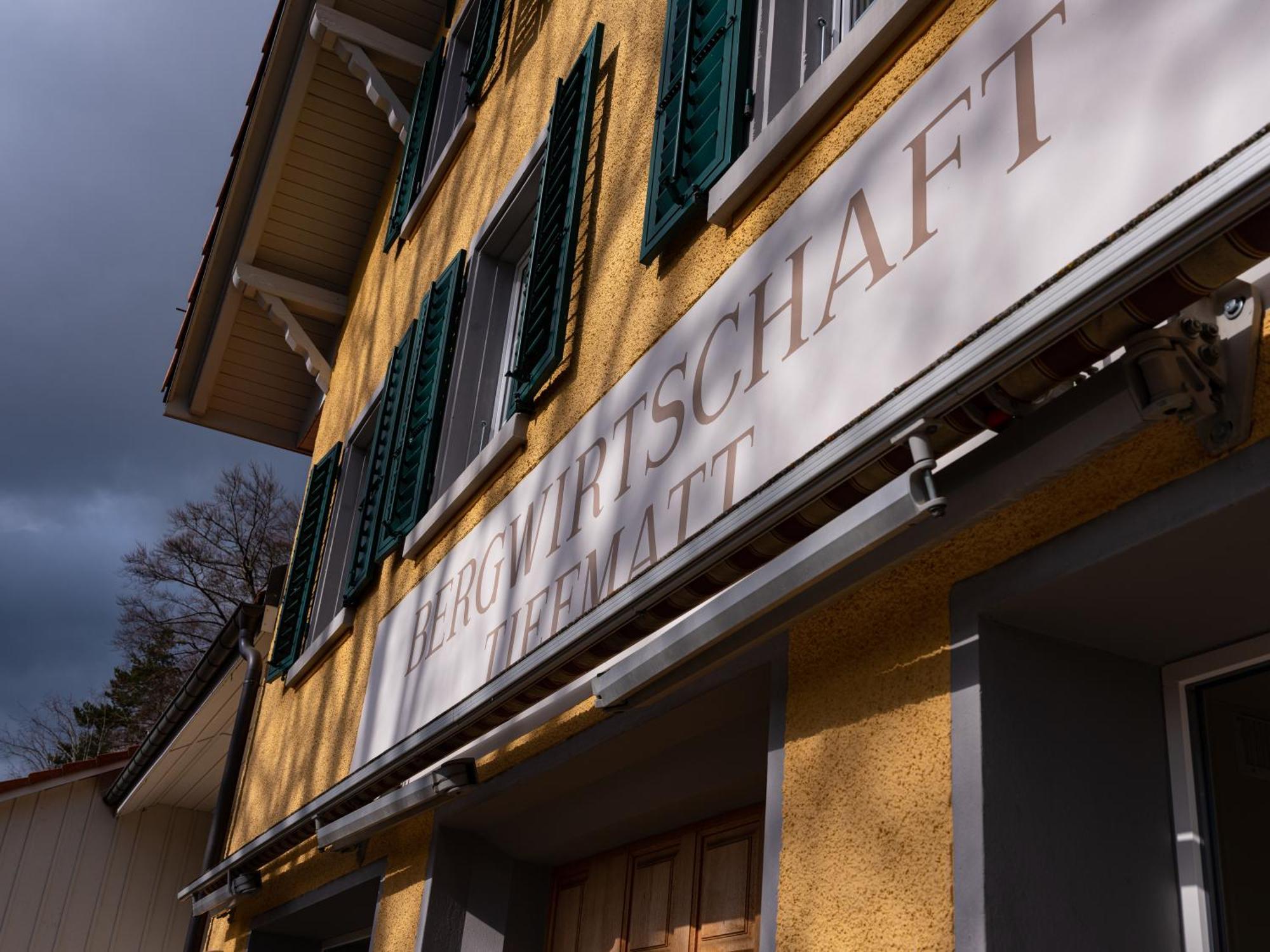 Готель Bergwirtschaft Tiefmatt Holderbank Екстер'єр фото